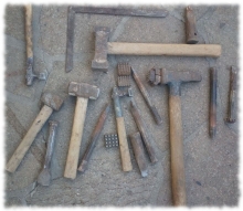 Stonemason's tools